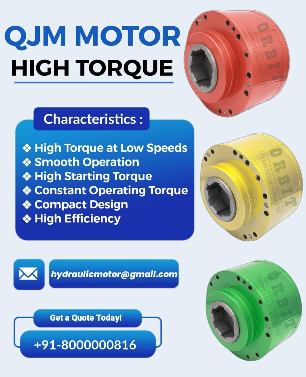 1QJM32 Hydraulic Motor in Ahmedabad Mumbai Pune Chennai Bangalore Hyderabad Kolkata Nashik Delhi Gurgaon India
